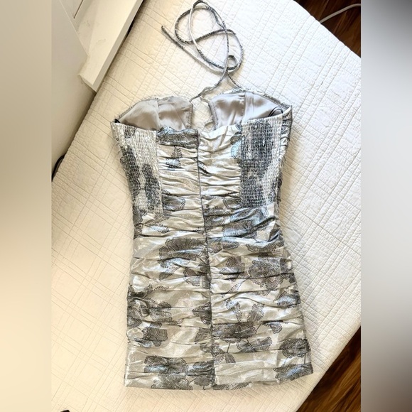 🤩 Zara Metallic Thread Mini Dress - Picture 7 of 8